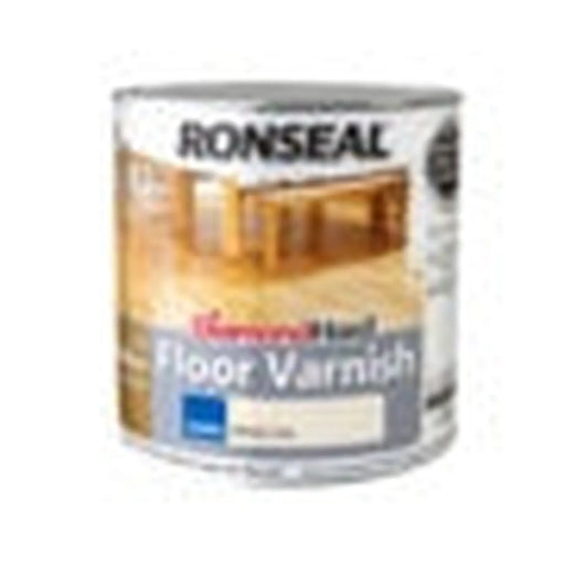 Ronseal Diamond Hard Floor Varnish 2.5L Satin White Ash