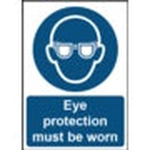 Smiths Architectural Eye Protection Must Be Worn Sign