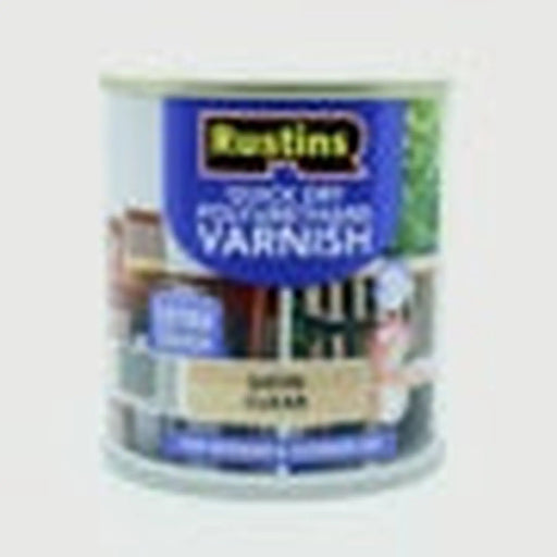 Rustins Polyurethane Satin Varnish 500ml Clear