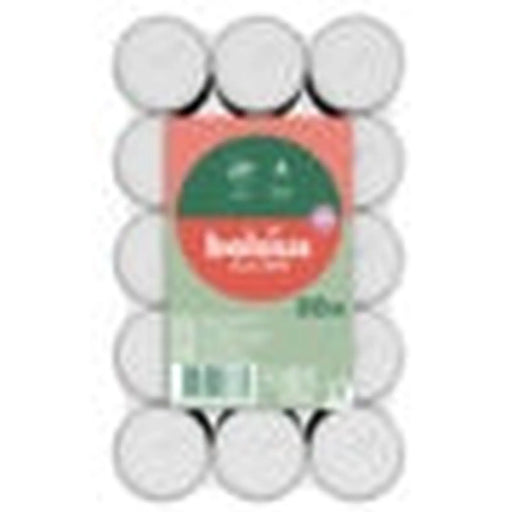 Bolsius Tealights 8 Hour White Box 30