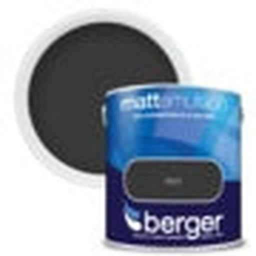 Berger Matt Emulsion 2.5L Black
