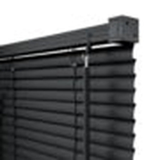 RENAISSANCE PVC Wide Venetian Blind Black 90cm