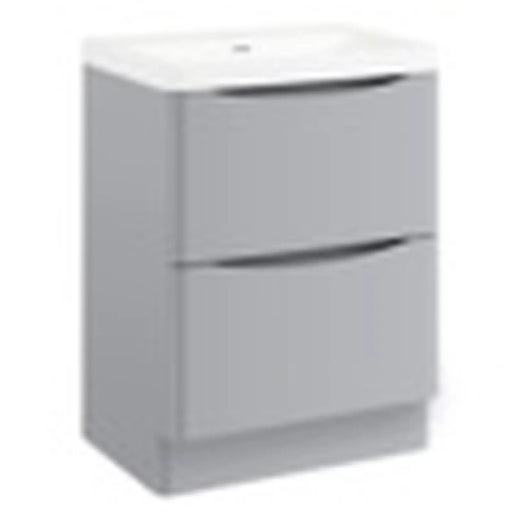 SP Ocata Grey Floor Standing Vanity Unit 600mm