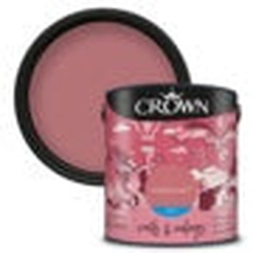 Crown Walls & Ceilings Matt 2.5L Rhubarb Rose