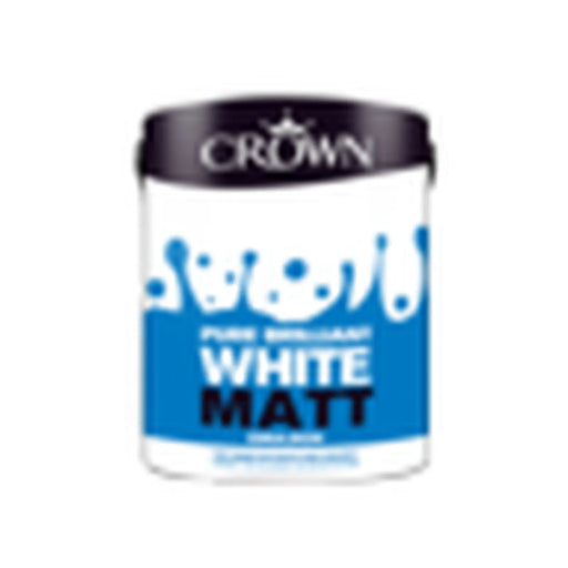 Crown Non Breatheasy Matt Emulsion 5L Pure Brilliant White