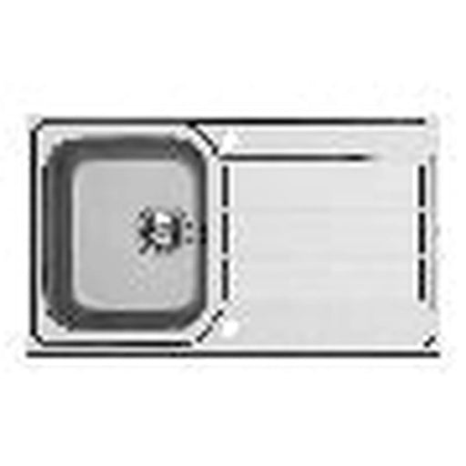 Pyramis Athena Stainless Steel Single Bowl Inset Sink 860 x 500mm
