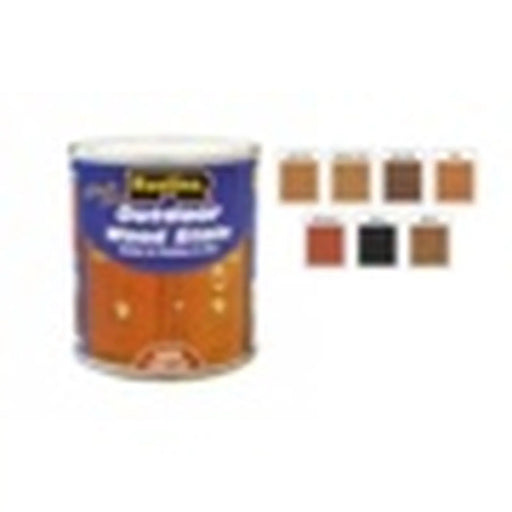 Rustins Quick Dry Outdoor Woodstain 500ml Satin Light Oak