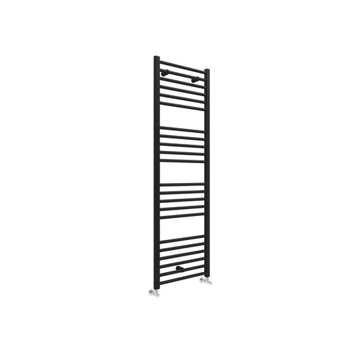Pure Baths Lagoon Straight 1600 x 500mm Towel Warmer - Matt Black