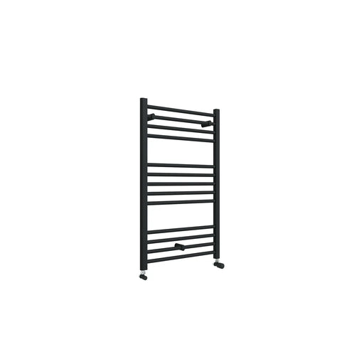 Pure Baths Lagoon Straight 1000 x 600mm Towel Warmer - Matt Black