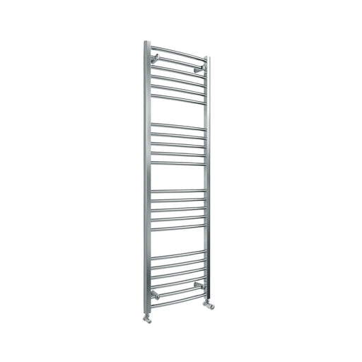 Pure Baths Lagoon Curved 1600 x 500mm Towel Warmer - Chrome