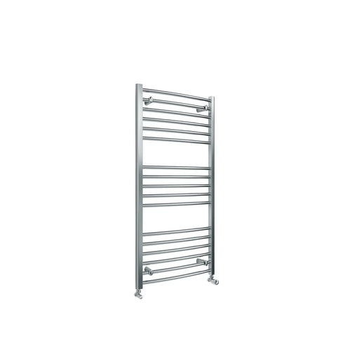 Pure Baths Lagoon Curved 1200 x 600mm Towel Warmer - Chrome