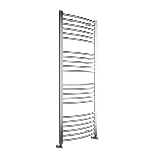 Pure Baths Lagoon Curved 1600 x 600mm Towel Warmer - Chrome