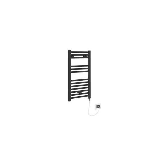 Pure Baths Lagoon Electric 720 x 400mm Towel Warmer - Matt Black