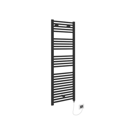 Pure Baths Lagoon Electric 1375 x 480mm Towel Warmer - Matt Black