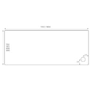 Pure Baths ALPHA 1800MM X 800MM SHOWER TRAY