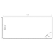 Pure Baths ALPHA 1600MM X 700MM ANTI-SLIP             SHOWER TRAY