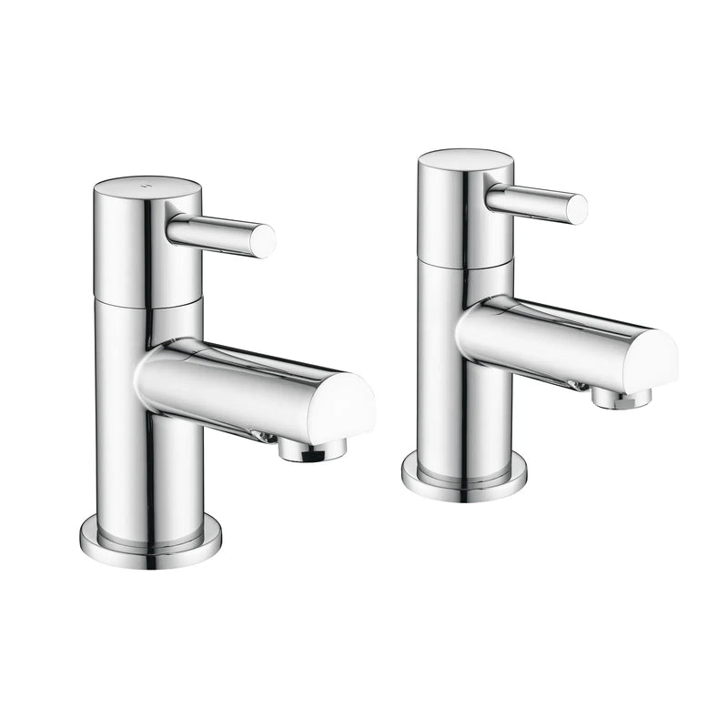 Pure Baths PHI CHROME BATH PILLAR TAPS 2TH            DOES NOT INCLUDE BATH WASTE