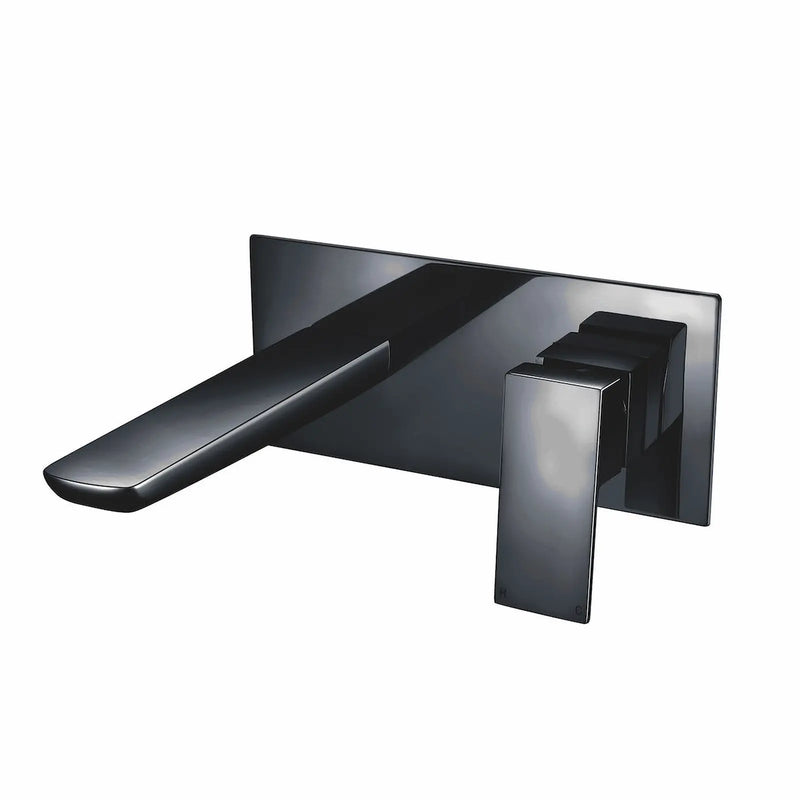 Pure Baths CHI BLACK ELECTROPLATED WALL MOUNTED BATH  FILLER DOES NOT INCLUDE BATH WASTE