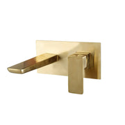 Pure Baths CHI BRUSHED BRASS PVD WALL MOUNTED BATH    FILLER DOES NOT INCLUDE BATH WASTE