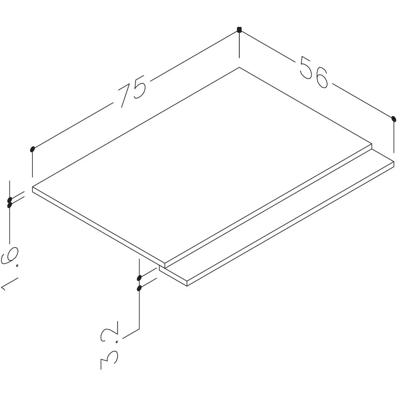 Pure Baths Thalia 750mm 2 Piece Bath Panel - Matt White
