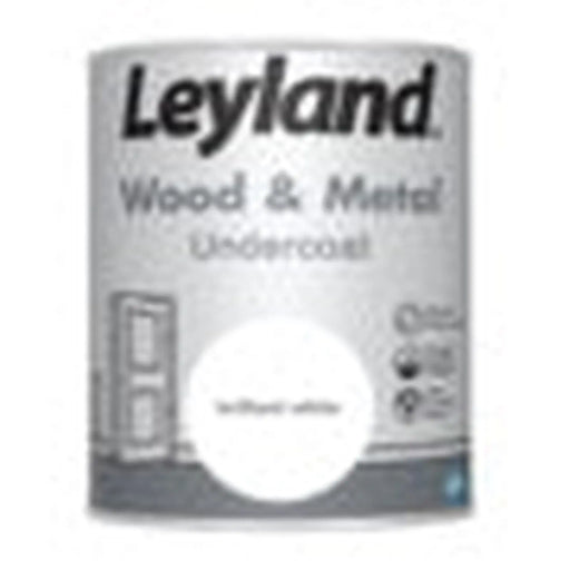 Leyland Wood & Metal Undercoat 750ml Brilliant White