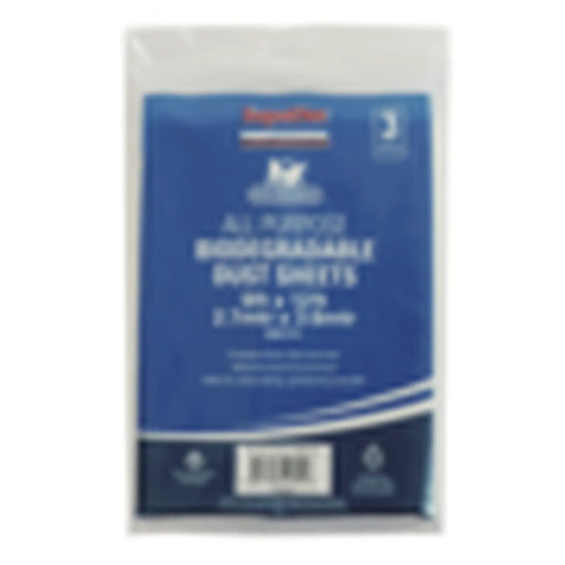 SupaDec Bio-Degradable Dust Sheet Triple Pack 12ft x 9ft (2.7m x 3.6m)