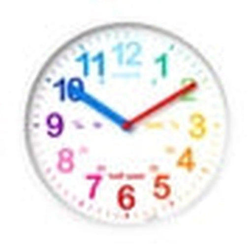Acctim Wickford Kids Time Teach Clock 20cm White
