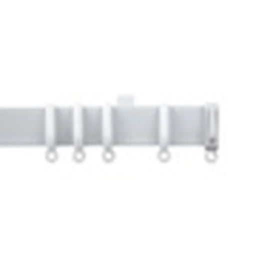 Woodside PVC Fixed Track White 120cm