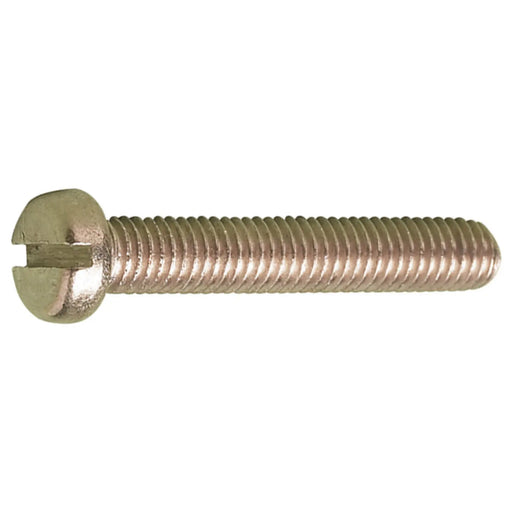 MetalMate Screw Brass M6x10 Slot Cheese Hd DIN84 Bx 200