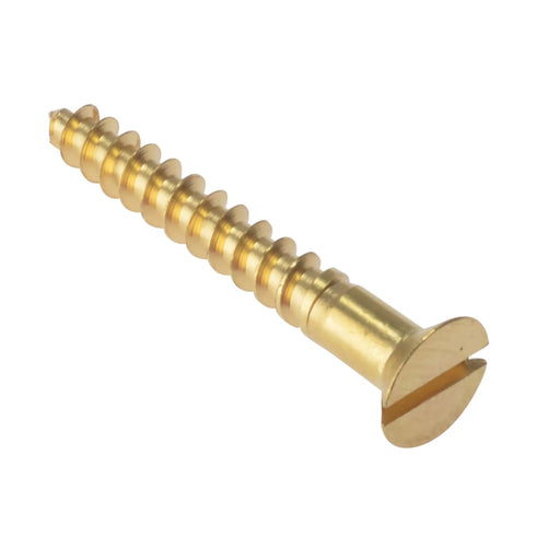 Screw Slot Csk Brass 1 1/2x10 Bx 200