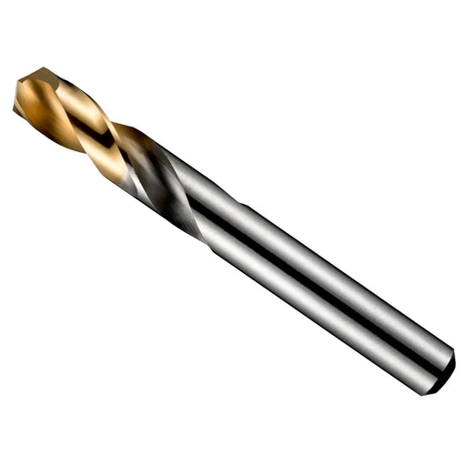 Dormer Drill DIN/Ansi 13/64 HSS Stub Bright/TiN Per 10