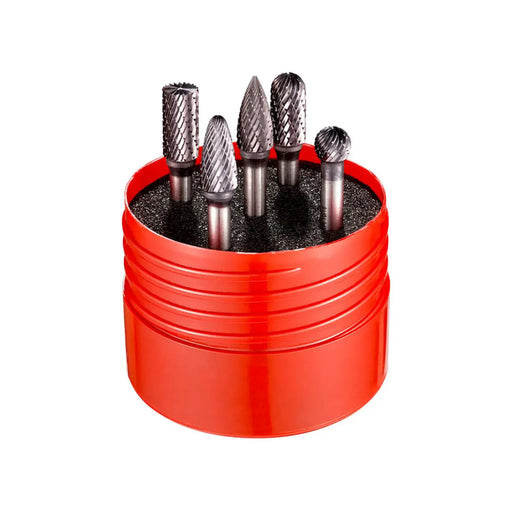 Dormer Carbide Burr 5 Pc Set Plastic Cyl Case Coated Per 1