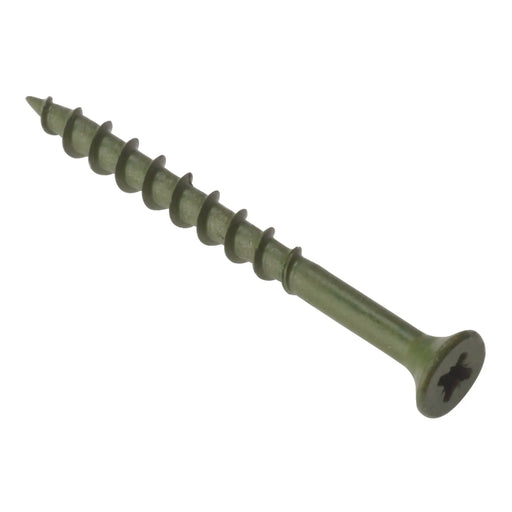 Decking Screw Green 5.0x100mm Bx 100