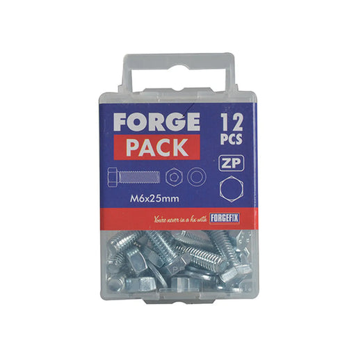 ForgePack HT Bolt/Nut/Washer 4 per Pk ZP M8x60mm