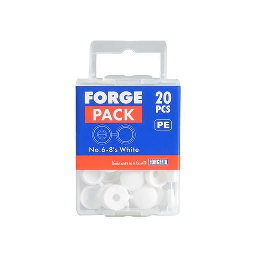 ForgePack Hinged Cover Cap 20 per Pk No.6-8's Lt Brown