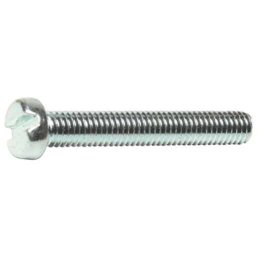 MetalMate Screw BZP M6x10 Slot Cheese Hd DIN84 Bx 250