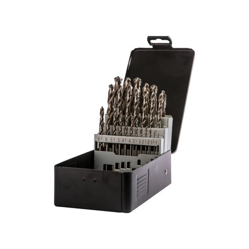HSS-G Drill Set Metal DIN338 Each Fully Ground 25-piece