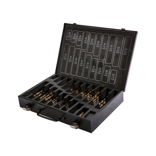 HSS-Co Drill Set Metal DIN338 Each Cobalt 5% 170-piece