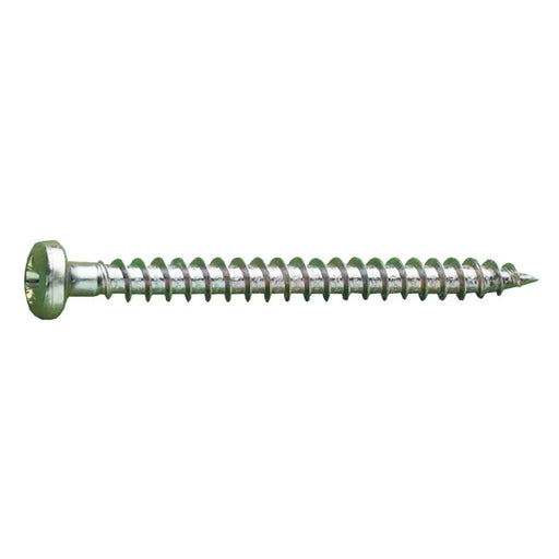 TimberMate Screw BZP 5/8x8 PZ Rnd Hd Twinthread Bx 200