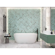 Golden Tile Vintage Ceramic Wall Tile 300 x 100 x 7mm 0.84m2 Light Green