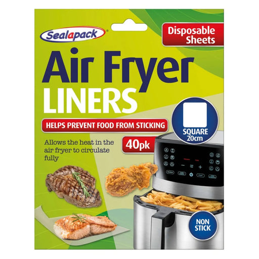 Sealapack Disposable Air Fryer Liner Square 40 Pack