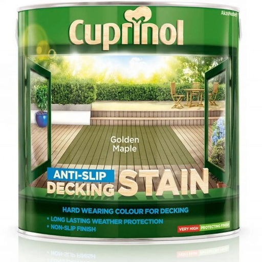 Cuprinol Anti-Slip Decking Stain 2.5L Golden Maple