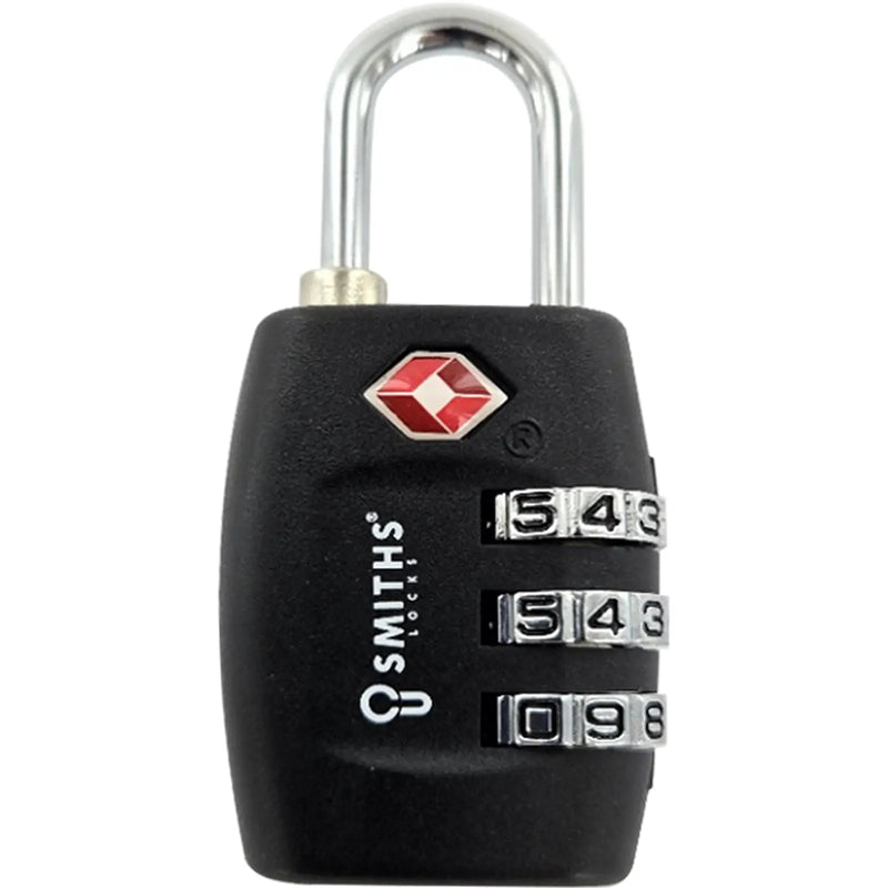 Smiths Locks TSA Padlock 3 Dial 35mm