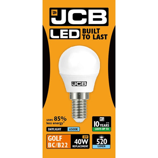 JCB LED Golf 520lm Opal 6w E14 6500k
