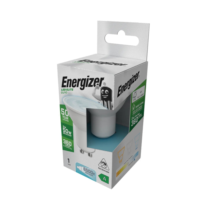 Energizer A Rated GU10 6500k 1.9w