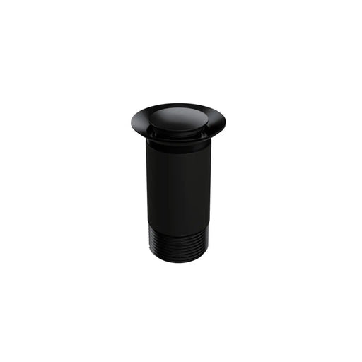 Top Fix Unslotted Basin Waste Matt Black