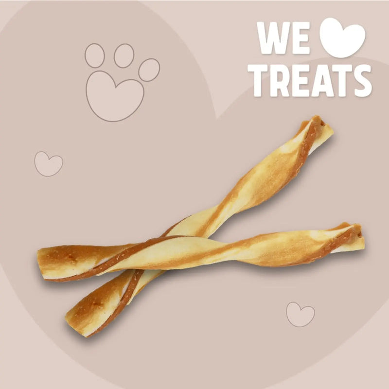 ROSEWOOD Twisters With Chicken Dog Treats Large