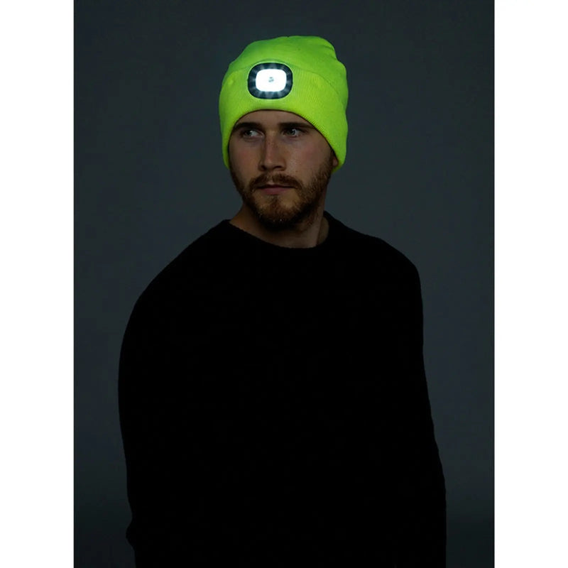 Storm Ridge Adult LED Beanie Hat Black