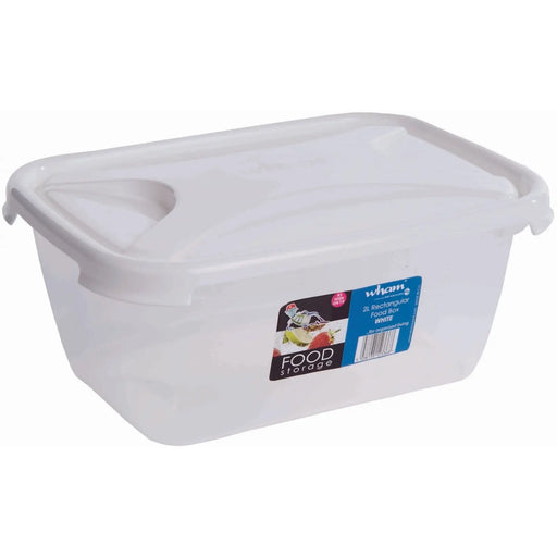 Wham Rectangular Food Storage White 1.6L