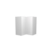 Gower Rapide+ Capri White Corner Wall Unit 635mm